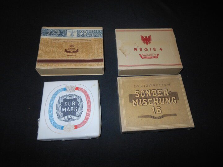 WW2 German Wehrmacht - GERMAN CIGARETTES - SET OF FOUR - UNISSUED - VERY NICE! - Image 2