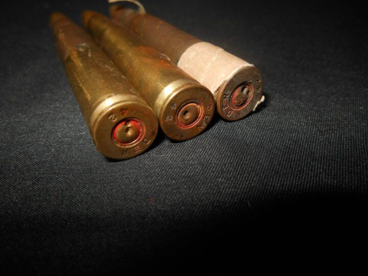 WW2 US Army Veteran Bring Backs - JAPANESE MORTAR AND US AMMUNITION - 802nd CHEMICAL COMPANY - GUAM - NICE! - Image 17