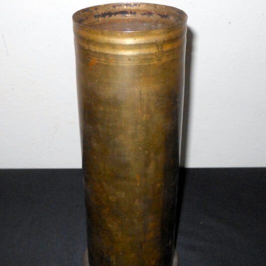 WW1 German Army - 7.7cm FK 16 ARTILLERY SHELL CASING – OCT 1917 – NICE!