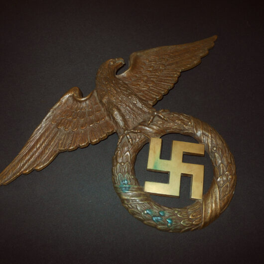 WW2 German NSDAP Parteiadler - BRONZE POLITICAL WALL EAGLE PLAQUE - SUPERB!