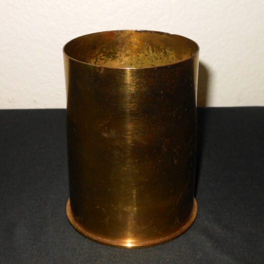 WW2 Imperial Japanese Army Type 92 - 70mm BATTALION GUN SHELL CASING - 1940 - VERY NICE!