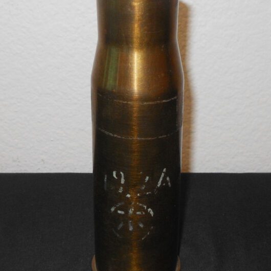 WW2 Imperial Japanese Army Type 94 - 37mm ANTI-TANK SHELL CASING – MUKDEN ARSENAL - 1942 - RARE!