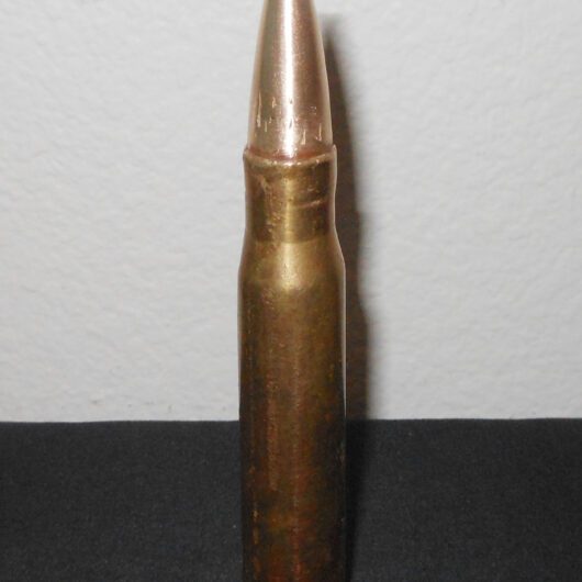 WW2 Imperial Japanese Navy / Army Type 93 13.2x98mm - HEAVY MACHINE GUN ROUND - INERT