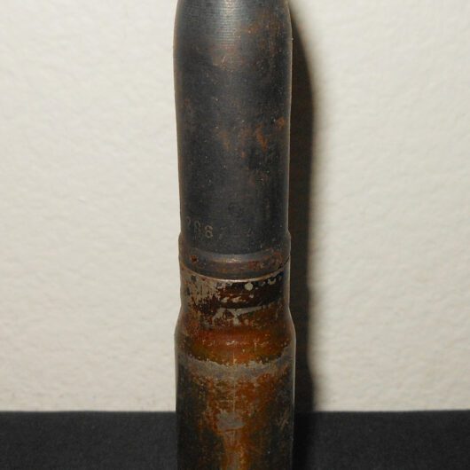 WW2 German Wehrmacht 20mm MG151 / 20 - COMPLETE ARMOR PIERCING INCENDIARY ROUND #3 - NICE!