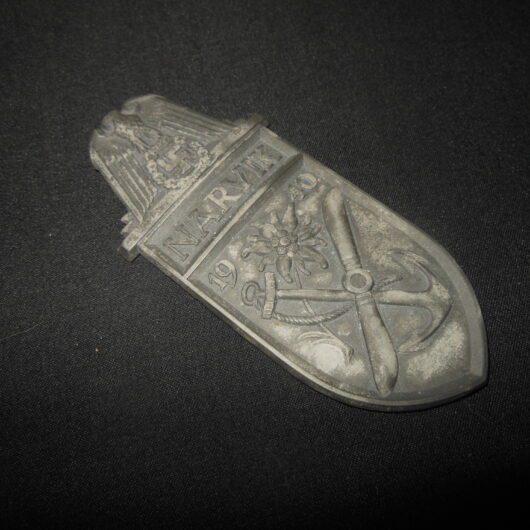WW2 German Wehrmacht Narvikschild - NARVIK CAMPAIGN SLEEVE SHIELD - NORWAY 1940 - VERY NICE!
