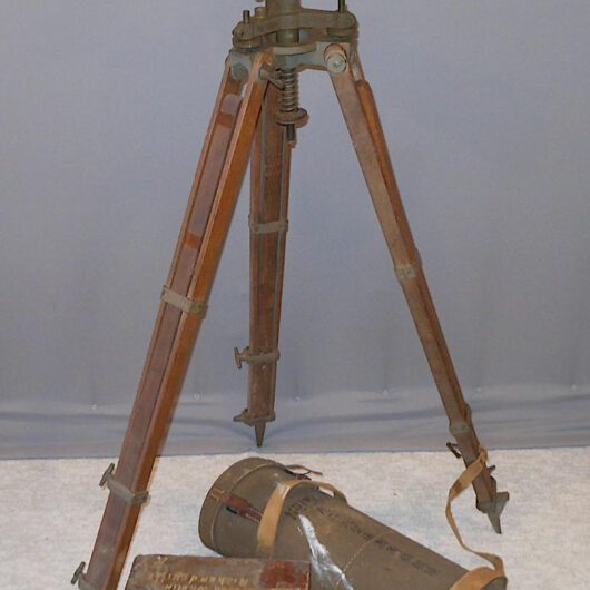 WW2 Imperial Japanese Army - TYPE 93 - 25x80 MONOCULAR &TRIPOD - COMPLETE FIELD SET!