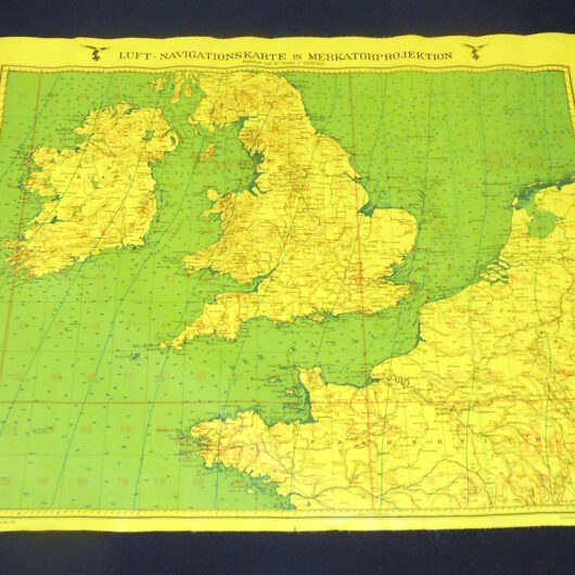 WW2 German Luftwaffe 1:2000000 Fliegerkarte - NIGHT FLYING MAP - UNITED KINGDOM