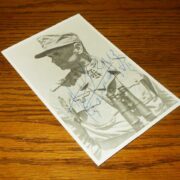 WW II German Army Autograph - GENERAL HUBERT LANZ - Wartime Signature - NICE!