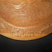 WW II German Army - COMMEMORATIVE CARVED WOOD PLATE - CRIMEAN CAMPAIGN - SUPERB! - Image 4