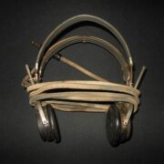 WW II US Army Air Force Navy - TELEPHONICS RADIO HEADSET / EARHONES - NICE! - Image 7
