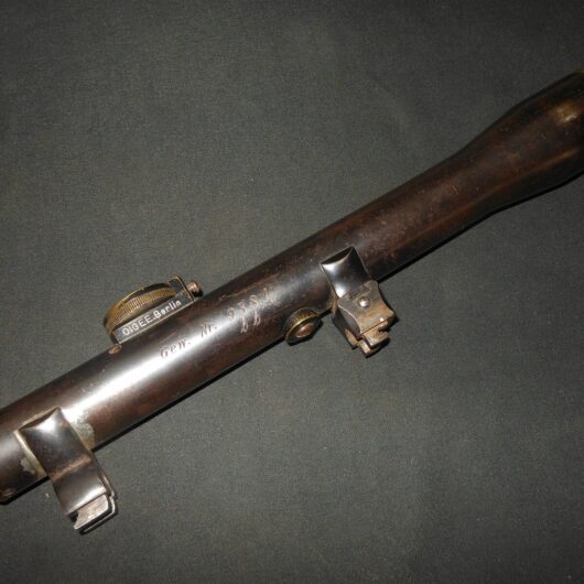 WW1 German Army - OIGEE LUXOR 3x SNIPER SCOPE & MOUNTS - TEXTBOOK - VERY RARE!