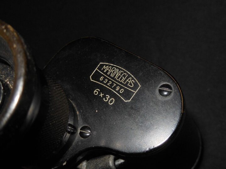 WW1 Imperial German Navy - 6x30 MARINEGLAS BINOCULARS - ZEISS - SUPERB! - Image 16