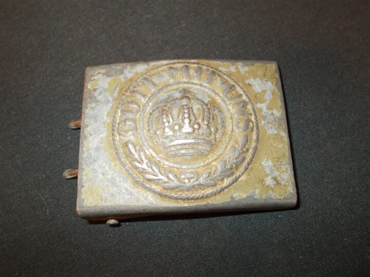 WW1 Imperial Prussian Army Koppelschloß - M1915 EM/NCO ARMY BELT BUCKLE - NICE! - Image 3