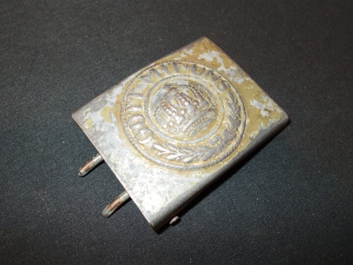 WW1 Imperial Prussian Army Koppelschloß - M1915 EM/NCO ARMY BELT BUCKLE - NICE!