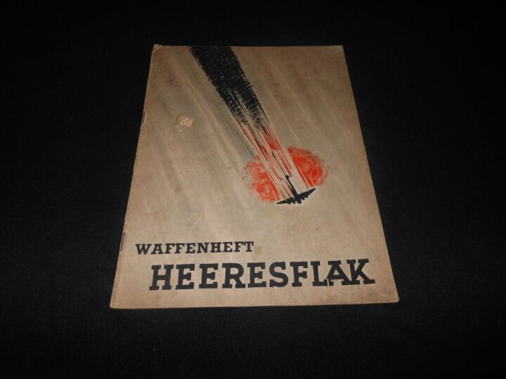WW2 German Army Air Force - FLAK ARTILLERY HANDBOOK - UNIT MARKED - RARE! - Image 3