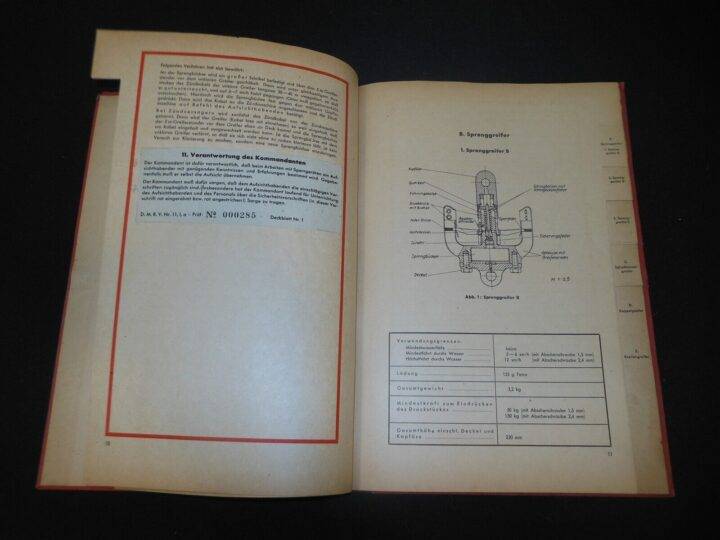 WW2 German Kriegsmarine Atlas der Minenraumgerate - MINE CLEARING BOOK - RARE! - Image 11