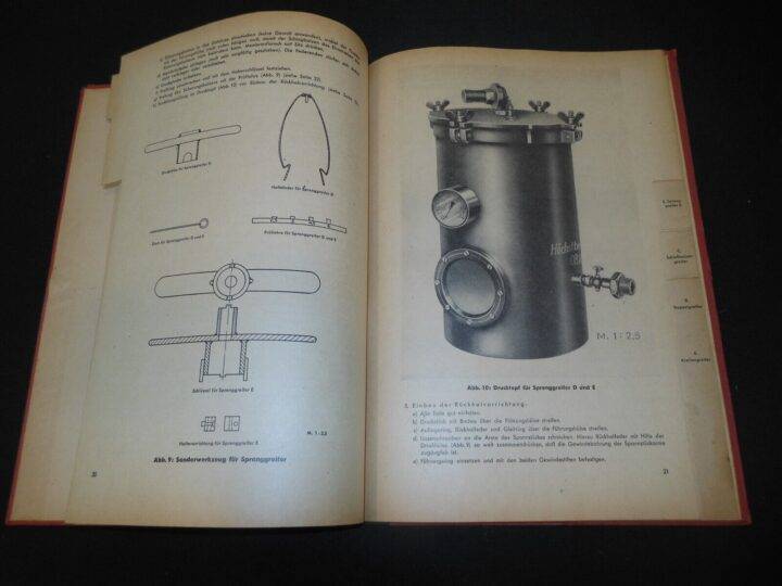 WW2 German Kriegsmarine Atlas der Minenraumgerate - MINE CLEARING BOOK - RARE! - Image 13