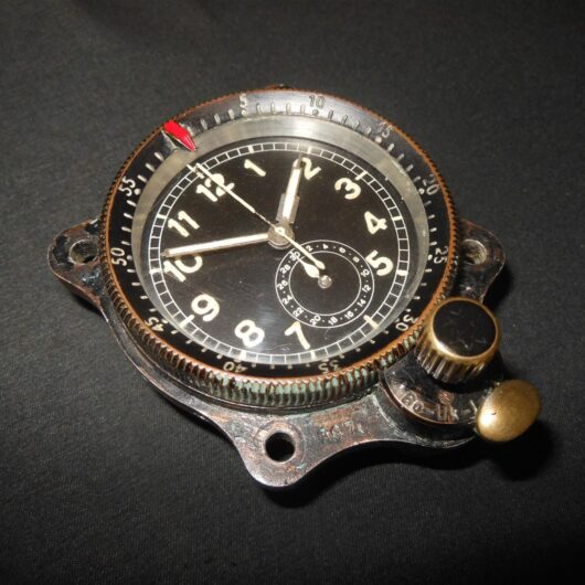 WW2 German Luftwaffe Aircraft Junghans - COCKPIT CLOCK - 1st MODEL - VERY RARE!