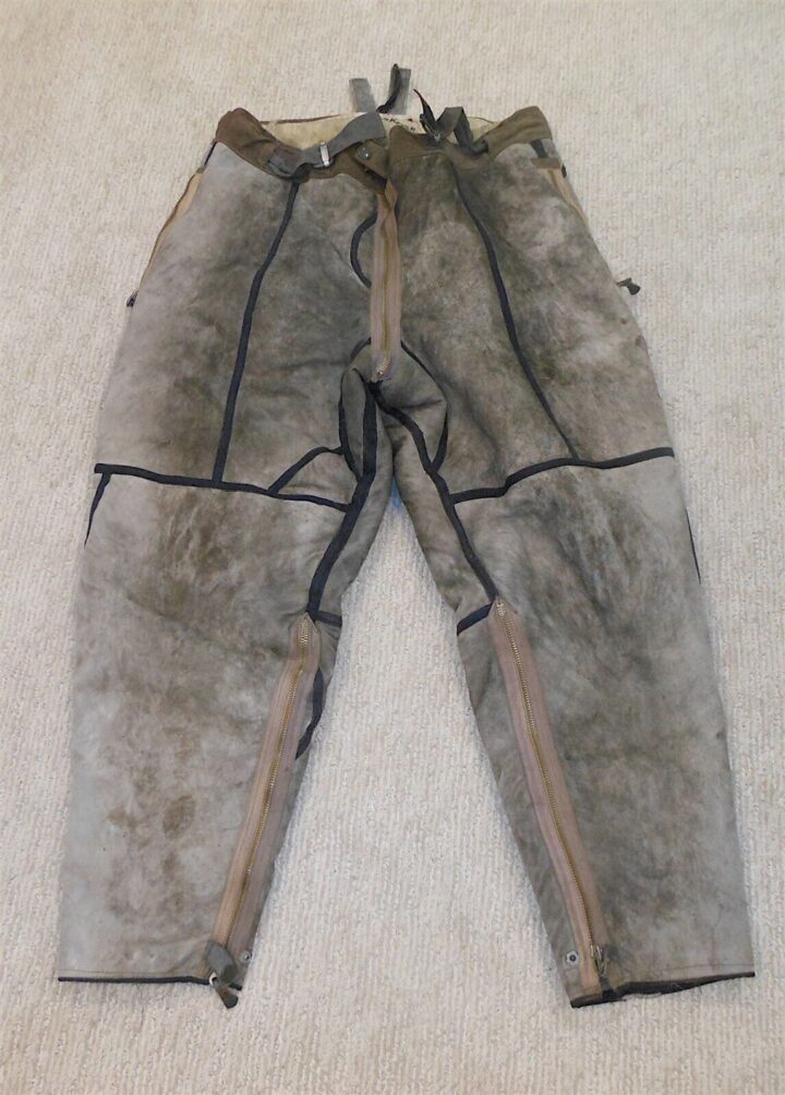 WW2 German Luftwaffe Fliegerhosen - WINTER SHEARLING FLIGHT PANTS - NAMED!