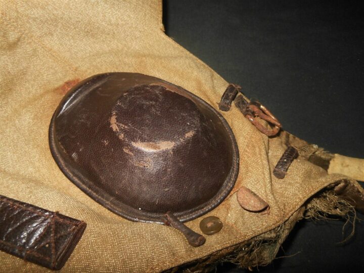 WW2 German Luftwaffe LKpS101 Fliegerkopfhaube - SUMMER FLIGHT HELMET - NICE! - Image 11