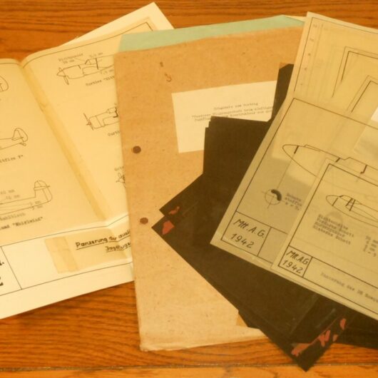 WW2 German Luftwaffe Messerschmitt - ASSESSMENT OF ENEMY ARMOR PROTECTION - RARE