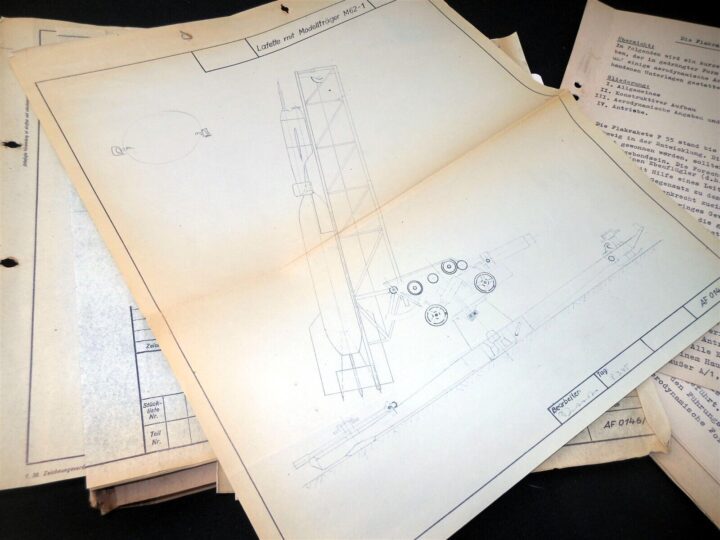 WW2 German Luftwaffe Wunderwaffe - Feuerlilie F-55 - GROUND TO AIR DOCUMENTS - Image 4