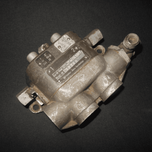 WW2 German Luftwaffe Zusatztankwähler - FUEL TANK SELECTOR VALVE - Me109 - NICE!