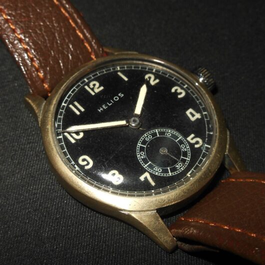 WW2 German Wehrmacht Dienstuhr - PERSONAL SERVICE WATCH - HELIOS - EXCELLENT!
