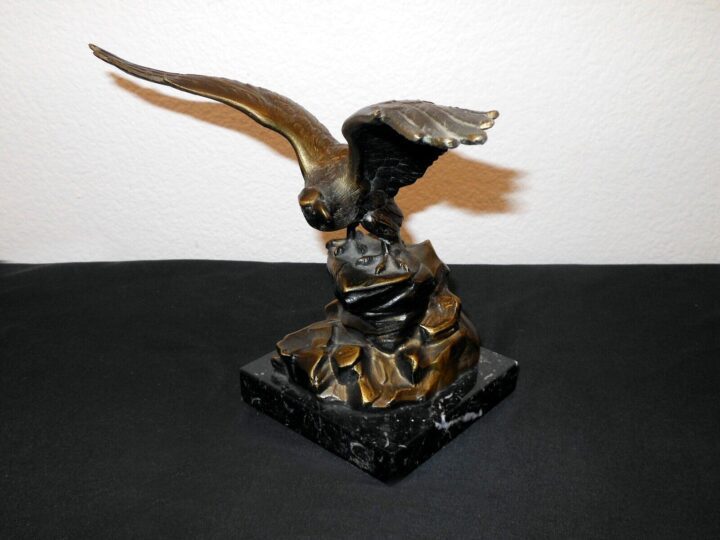 WW2 German Wehrmacht - EAGLE PRESENTATION AWARD PAPERWEIGHT - SUPERB! - Image 4