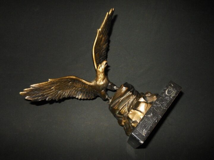 WW2 German Wehrmacht - EAGLE PRESENTATION AWARD PAPERWEIGHT - SUPERB! - Image 10