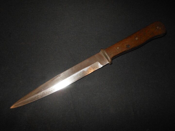 WW2 German Wehrmacht Nahkampfmesser - COMBAT TRENCH KNIFE / DAGGER - NICE! - Image 4