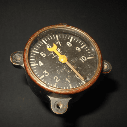 WW2 Imperial Japanese Army - TYPE 94 FUELPRESSURE GAUGE - Ki-43 Ki-61 - NICE!