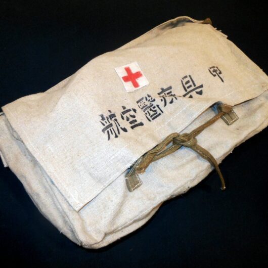 WW2 Imperial Japanese Aviation Kōkū Iryōgu Kō - AIRCRAFT MEDICAL BAG - RARE!