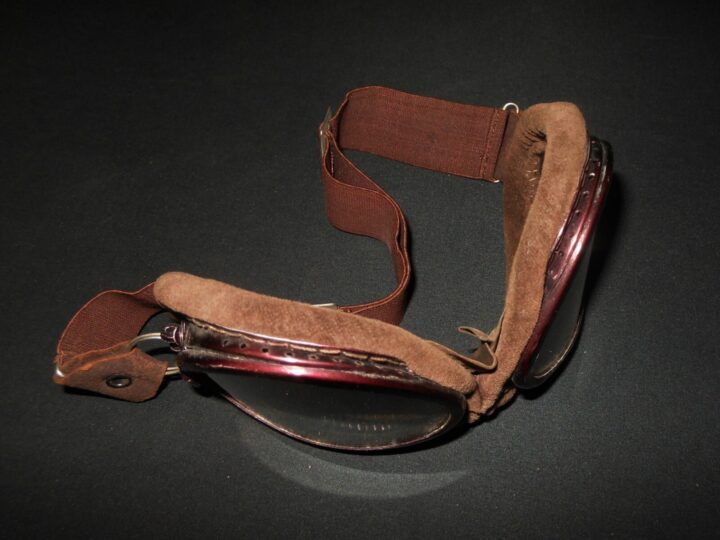 WW2 Imperial Japanese Navy Army - PILOT FLIGHT GOGGLES - A6M GM1 - BOXED! - Image 12
