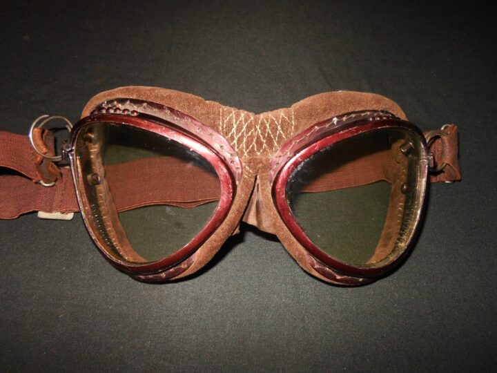 WW2 Imperial Japanese Navy Army - PILOT FLIGHT GOGGLES - A6M GM1 - BOXED! - Image 4