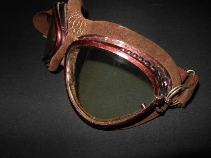 WW2 Imperial Japanese Navy Army - PILOT FLIGHT GOGGLES - A6M GM1 - BOXED! - Image 6