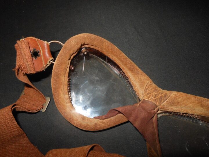 WW2 Imperial Japanese Navy Army - PILOT FLIGHT GOGGLES - FOR PARTS / REPAIR - Image 11