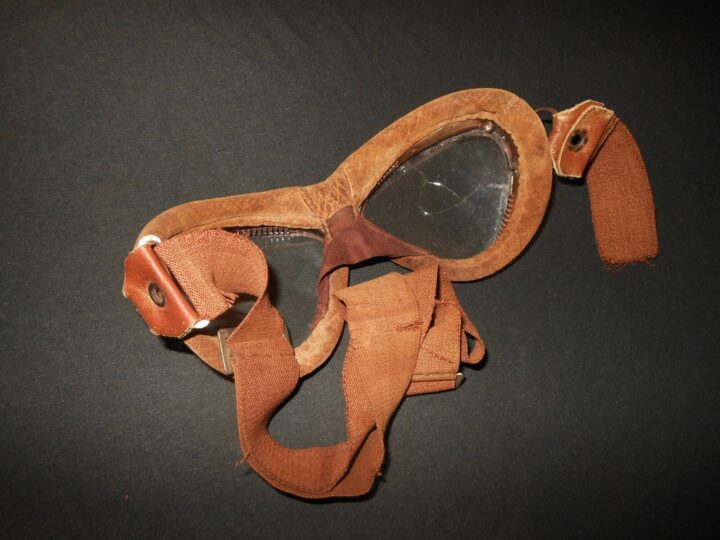 WW2 Imperial Japanese Navy Army - PILOT FLIGHT GOGGLES - FOR PARTS / REPAIR - Image 8