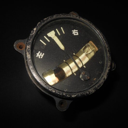 WW2 Imperial Japanese Navy - TURN & BANK INDICATOR - MODEL 2 - A6M D4Y J2M D3Y