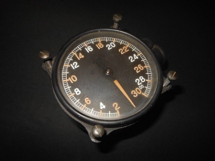 WW2 Imperial Japanese Navy - TYPE 1 MODEL 1 TACHOMETER - A5M E13A E16A B4Y - RARE