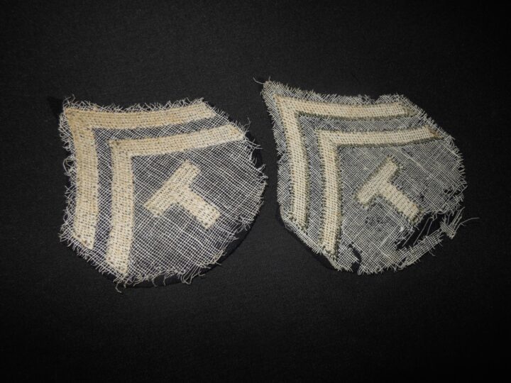 WW2 US Army Air Force - T/5 TEC 5 TECHNICAL RANK SLEEVE CHEVRONS - VERY NICE! - Image 3