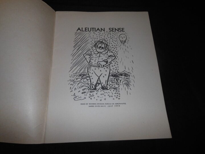 WW2 US Navy Training Handbook - ALEUTIAN SENSE - PBY Gunner Veteran Estate - Image 4