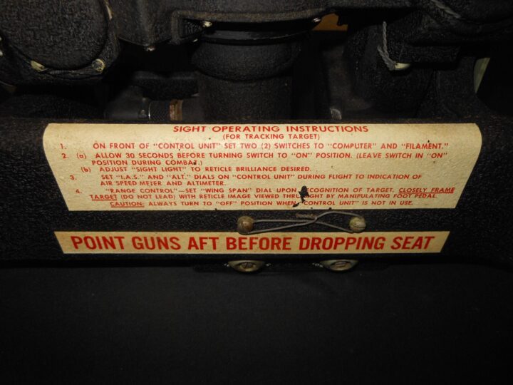 WW2 USAAF Aircraft - FAIRCHILD K-8  TOP TURRET COMPUTING GUNSIGHT - B-24 B-26 - NOS - Image 11