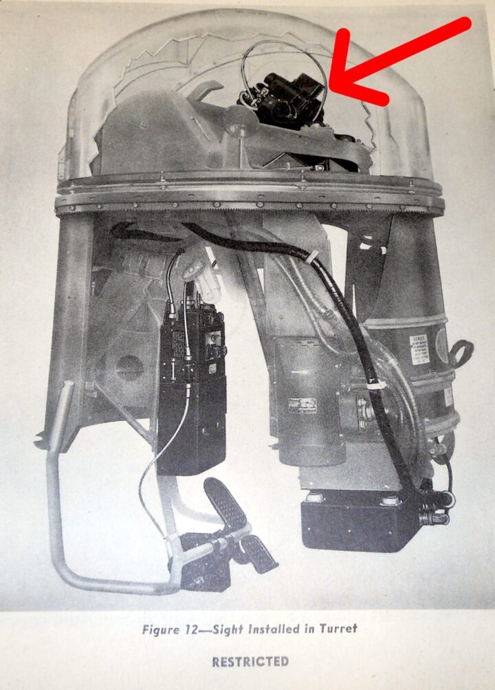 WW2 USAAF Aircraft - FAIRCHILD K-8  TOP TURRET COMPUTING GUNSIGHT - B-24 B-26 - NOS - Image 22