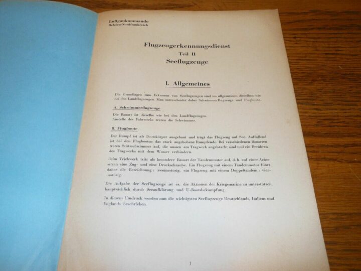 WW II German Air Force - AXIS / ALLIED AIRCRAFT RECOGNITION HANDBOOK #2 - RARE! - Image 4