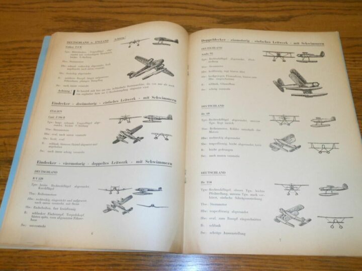 WW II German Air Force - AXIS / ALLIED AIRCRAFT RECOGNITION HANDBOOK #2 - RARE! - Image 6