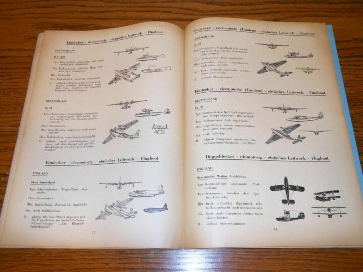 WW II German Air Force - AXIS / ALLIED AIRCRAFT RECOGNITION HANDBOOK #2 - RARE! - Image 8