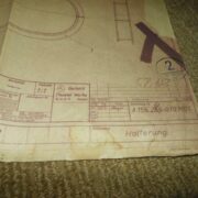 WW II German Aircraft Bauplan - FACTORY BLUEPRINT - Fi-156 "Storch" - VERY RARE! - Image 5