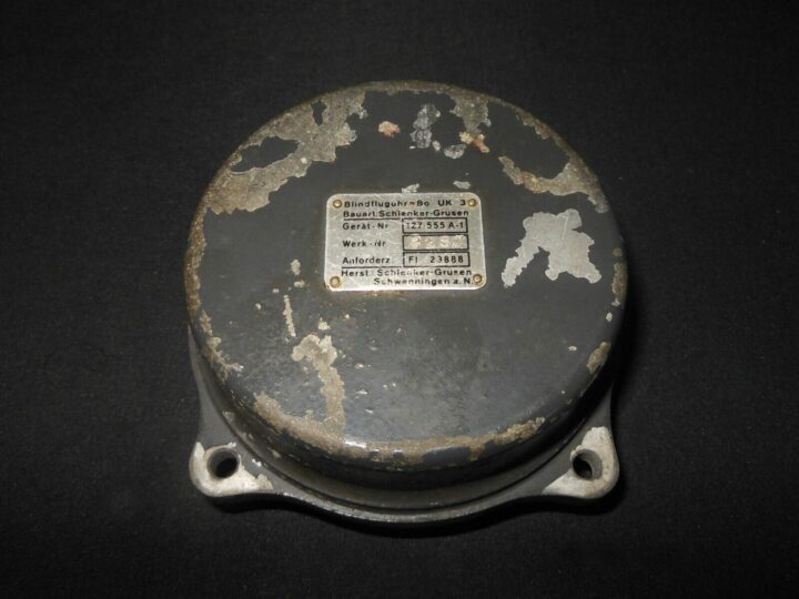 WW II German Aircraft Blindfluguhr - NAVIGATOR / RADIO OP CLOCK - Me110 Ju88 - Image 11