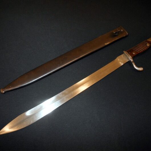 WW1 Prussian Army S98/05 Seitengewehr - POSTDAM POLICE BUTCHER BAYONET - UNIT ID